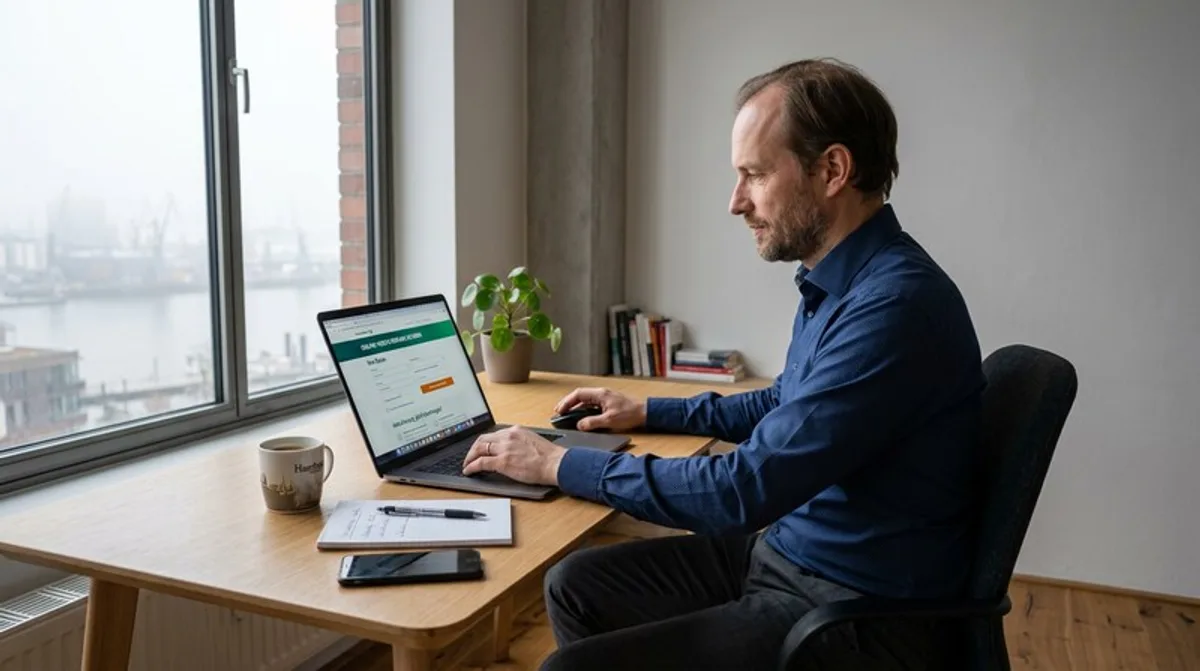 Paar in moderner heller Einbauküche gemeinsam